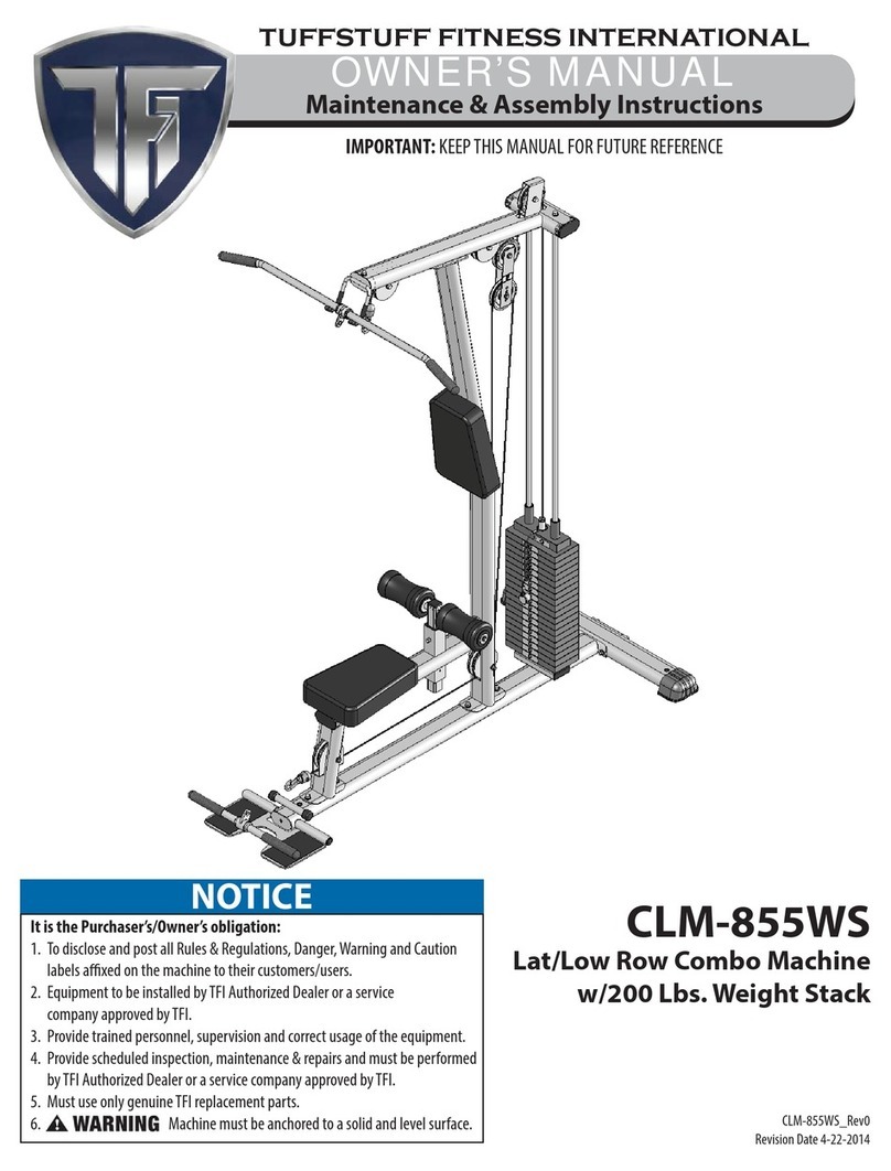 TFI CLM-855WS owner's manual