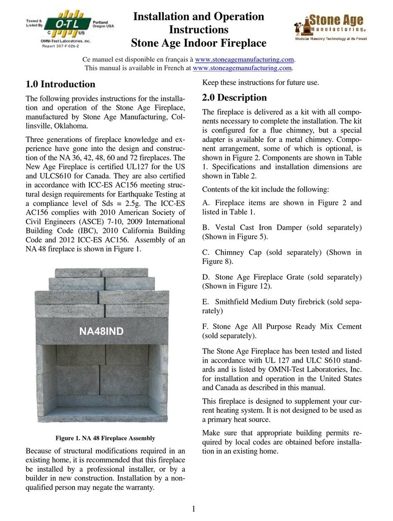 StoneAge NA 24 Installation and operation instructions