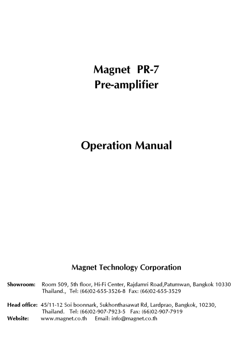 Magnet PR-7 User manual