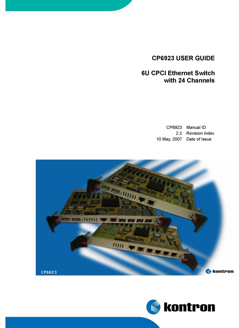 Kontron CP6923 user guide