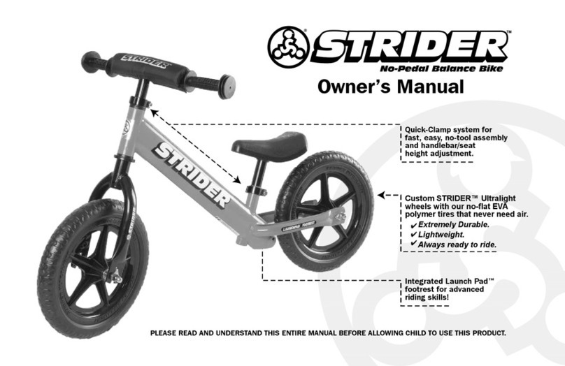 Strider ST4 owner's manual