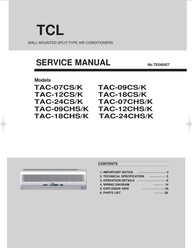 TCL TAC-07CSK Service manual