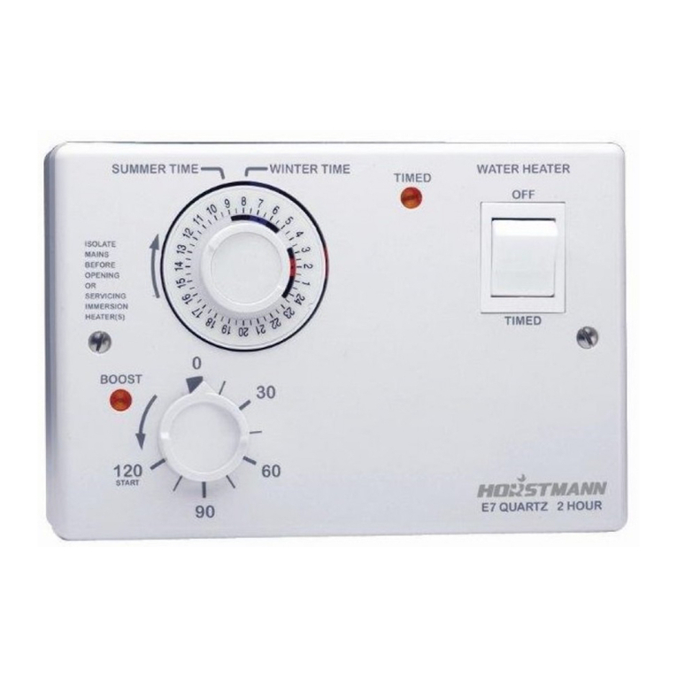 Horstmann Economy 7 Quartz User instruction