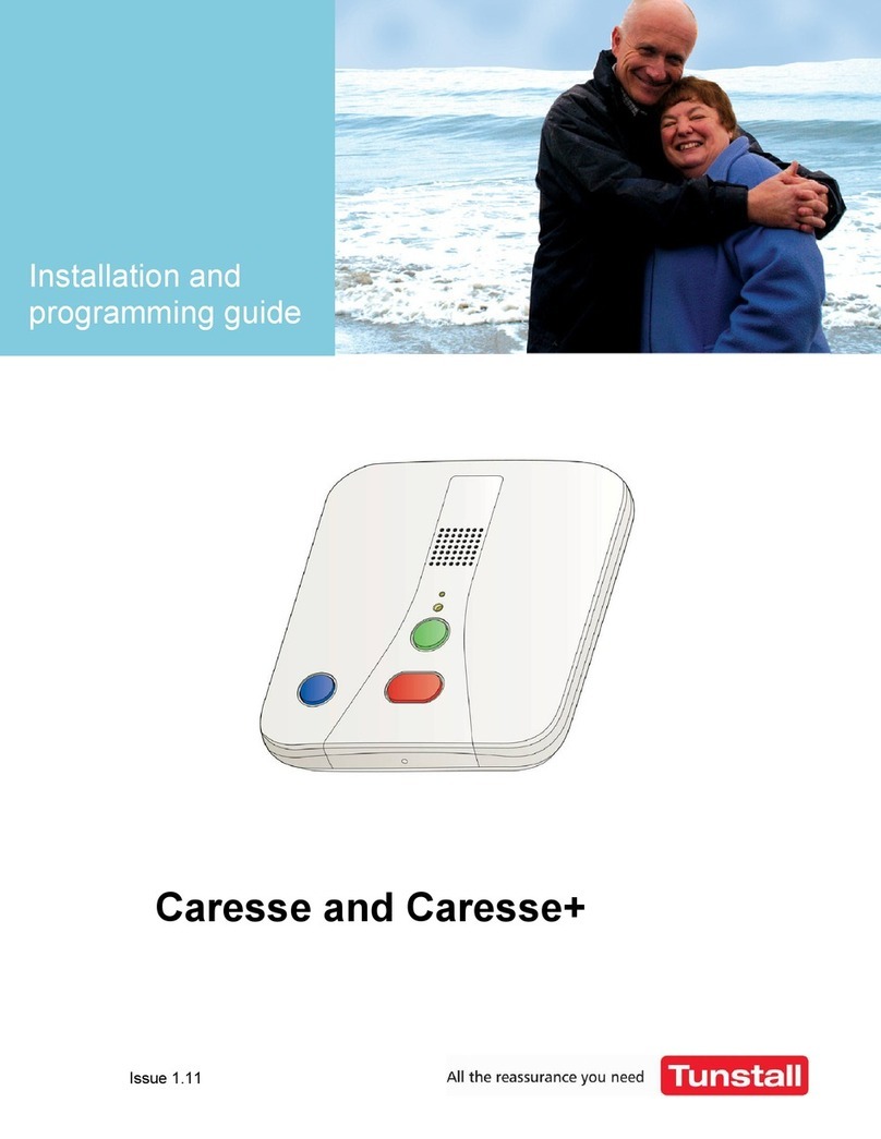 Tunstall Caresse Installation and programming guide