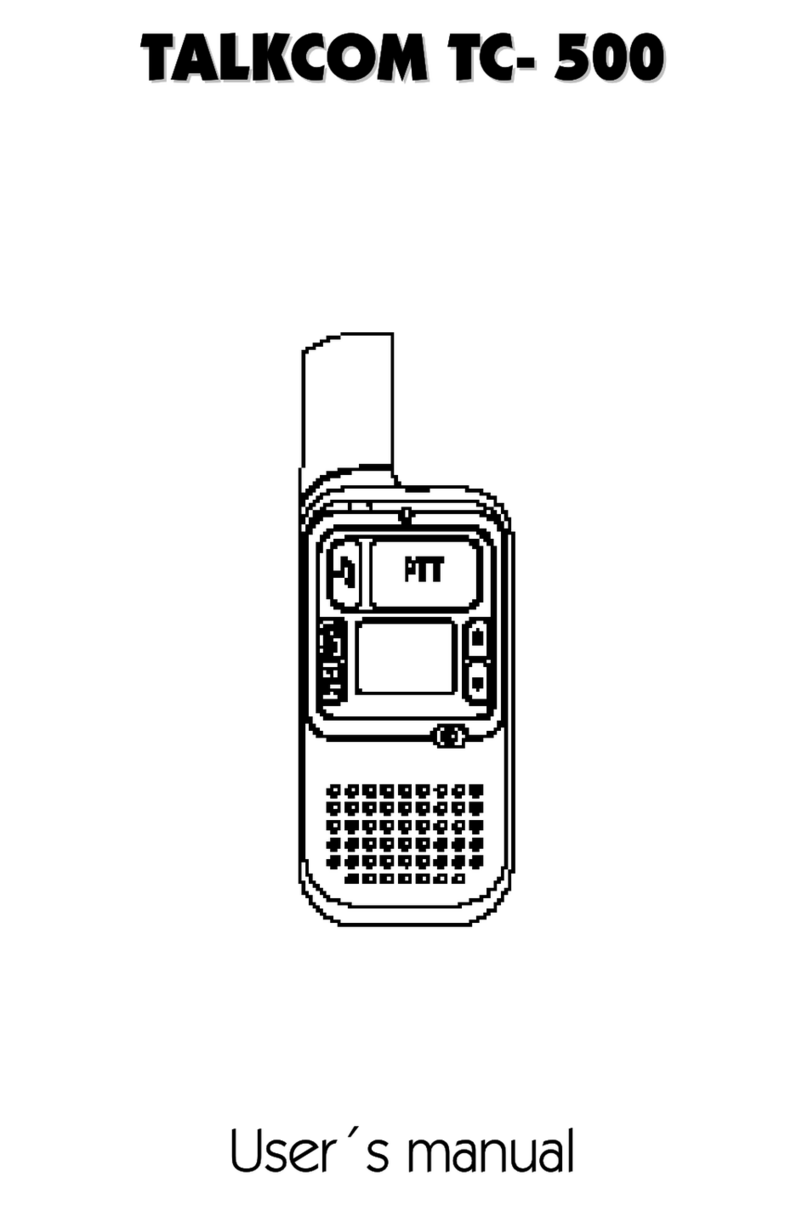 TALKCOM TC-500 user manual