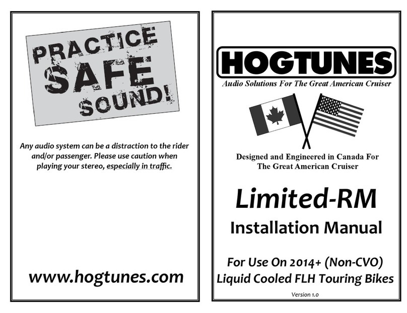 Hogtunes NCA 450-RM installation manual
