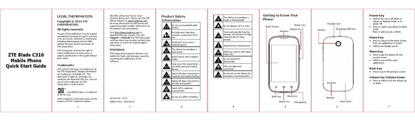 Zte Blade C310 User manual