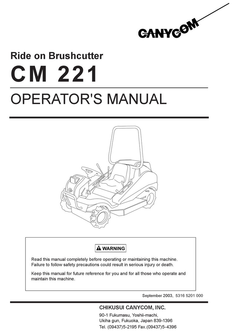 Chikusui Canycom CM 221 User manual