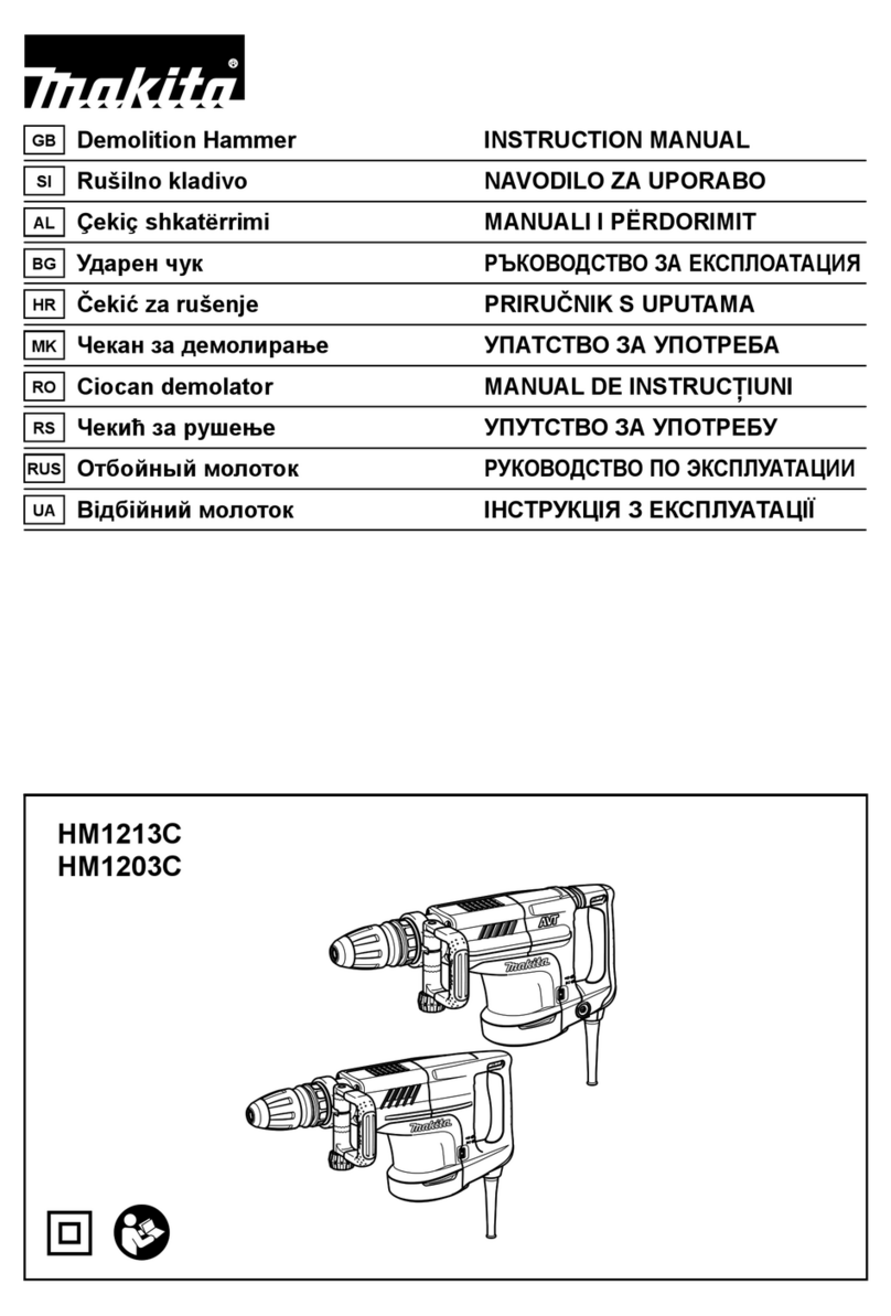 Makita HM1213C instruction manual