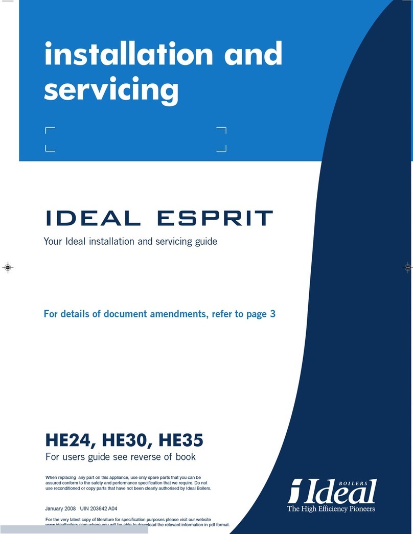 Ideal Boilers Ideal Esprit HE24 User guide Ideal Boilers Ideal Esprit HE24 User guide