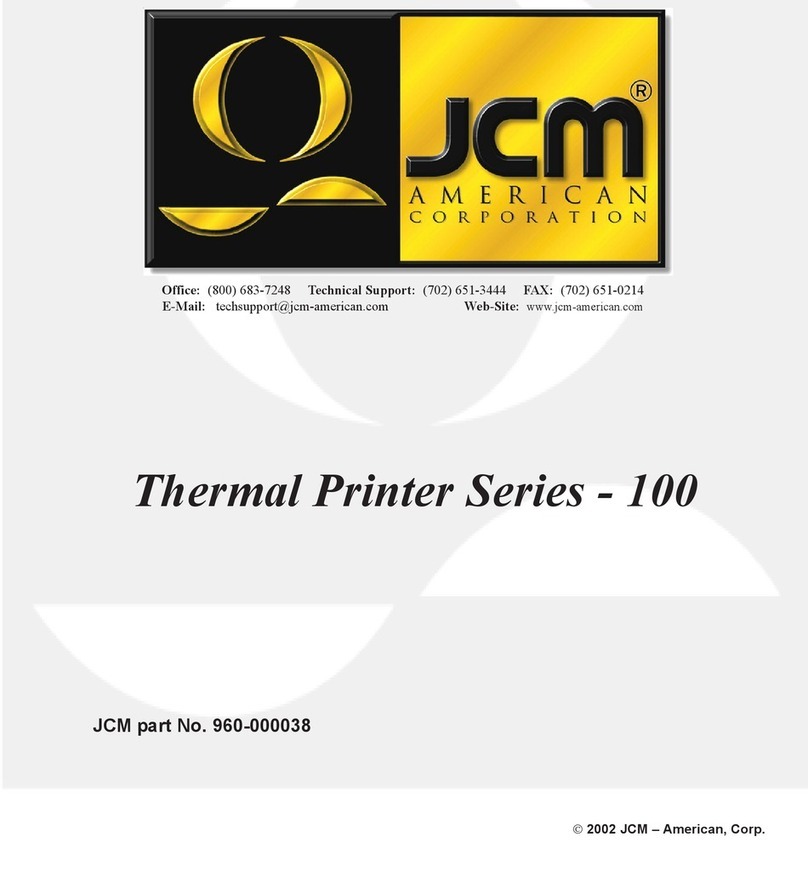 JCM TSP-01 instruction manual