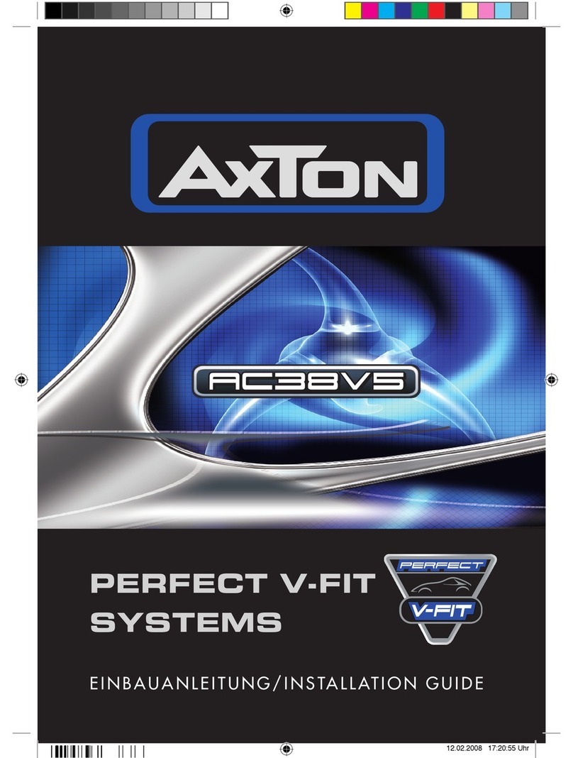 AXTON AC38V5 User manual
