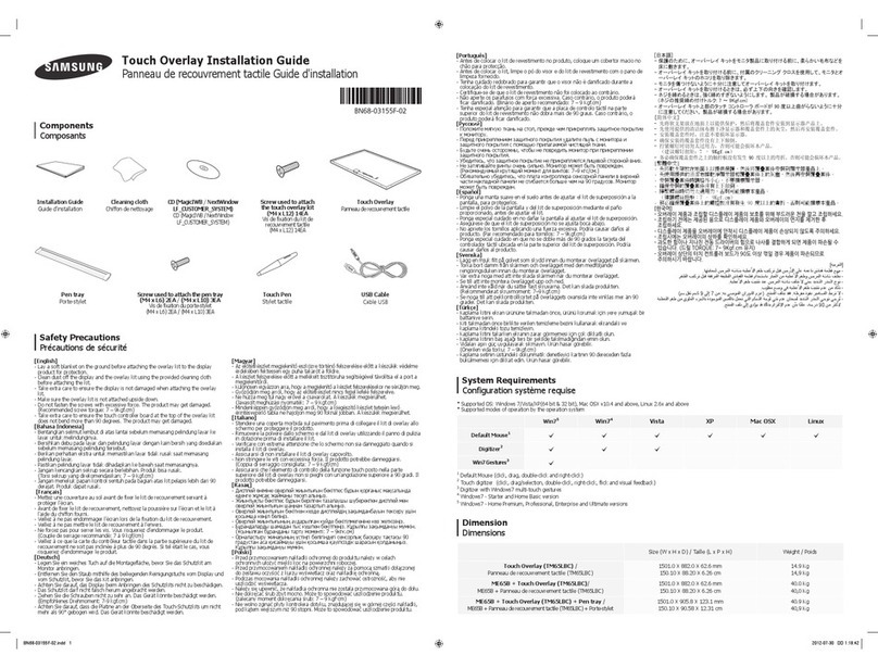 Samsung TM65LBC User manual Samsung TM65LBC User manual