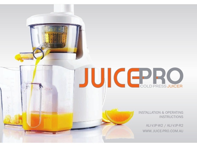 JuicePro ALI-VJP-W2 Manual