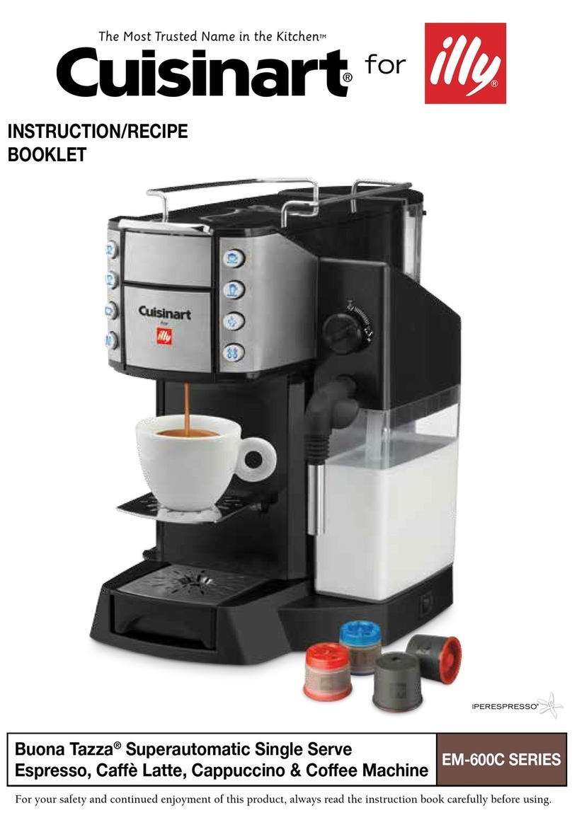 Cuisinart EM-600C SERIES instruction manual