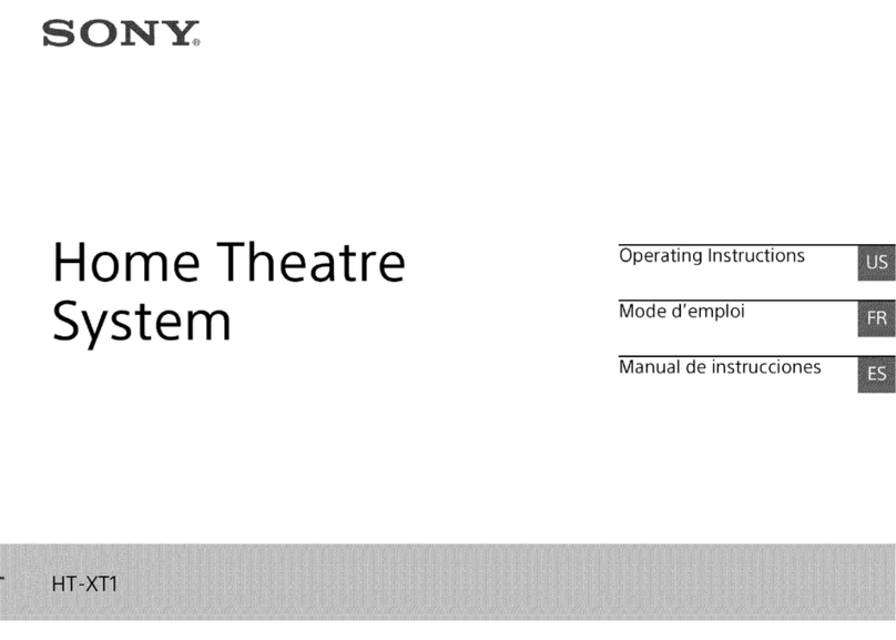 Sony HT-XT1 operating instructions