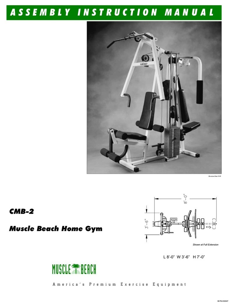 Muscle Beach CMB-2 Assembly & instruction manual