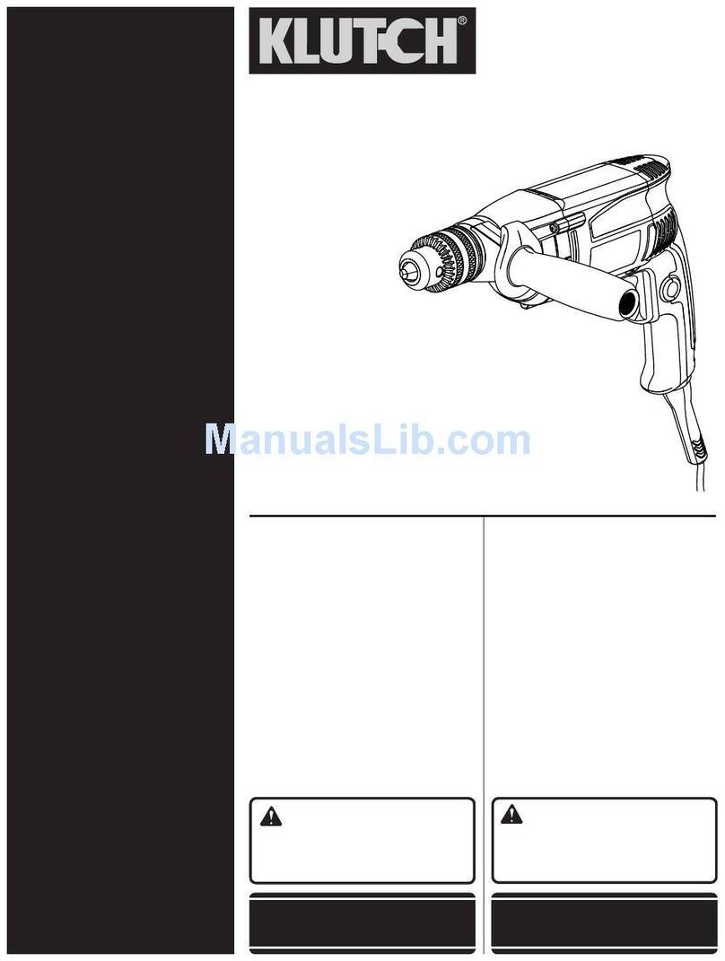Klutch NT1D Operator's manual