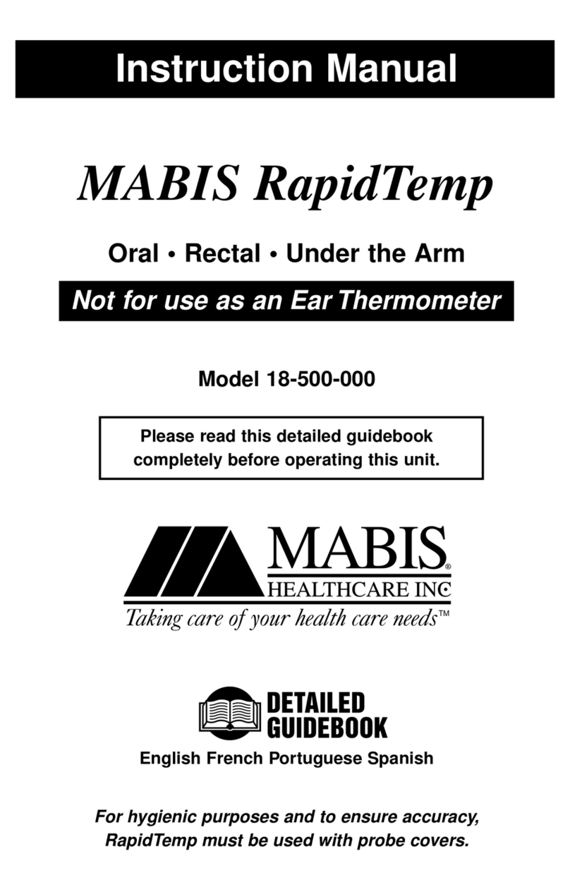 MABIS RapidTemp instruction manual MABIS RapidTemp instruction manual