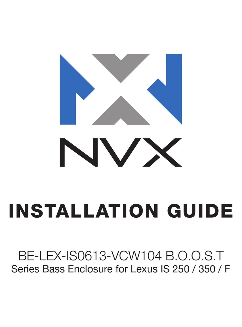NVX BE-LEX-IS0613-VCW104B.O.O.S.T installation guide