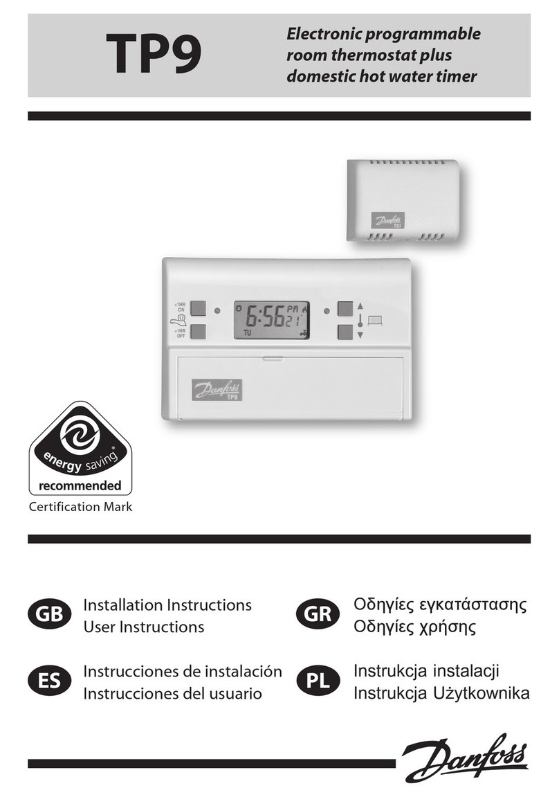 Danfoss TP9 User manual