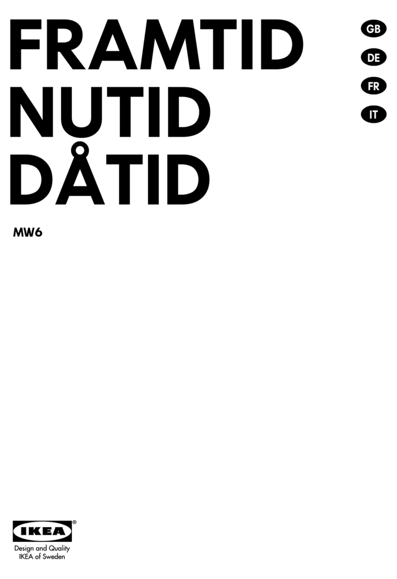 IKEA FRAMTID MW6 instruction manual