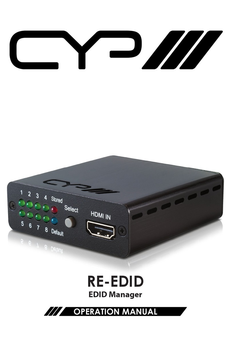 CYP RE-EDID Operation manual