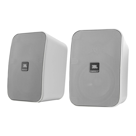 JBL CONTROL X owner's manual