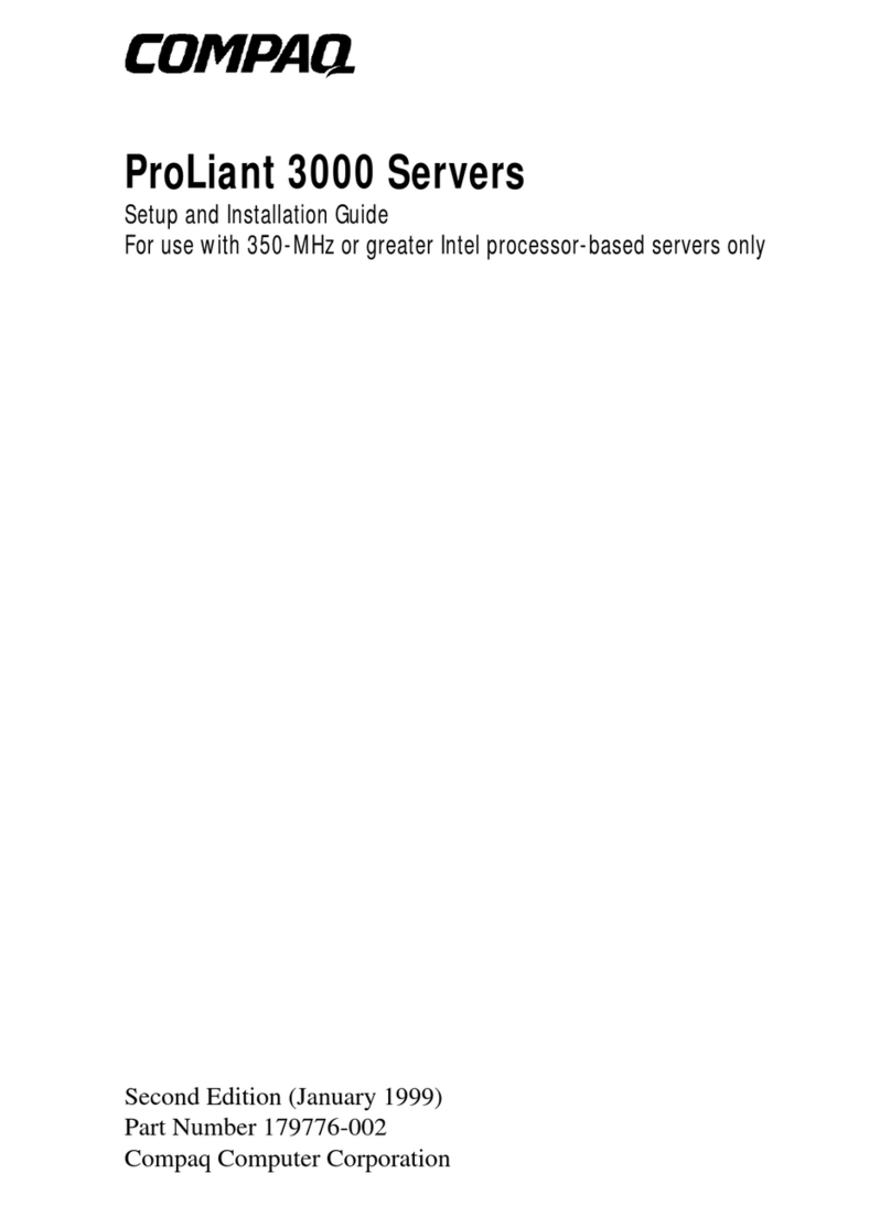 Compaq ProLiant 3000 Operating and safety instructions