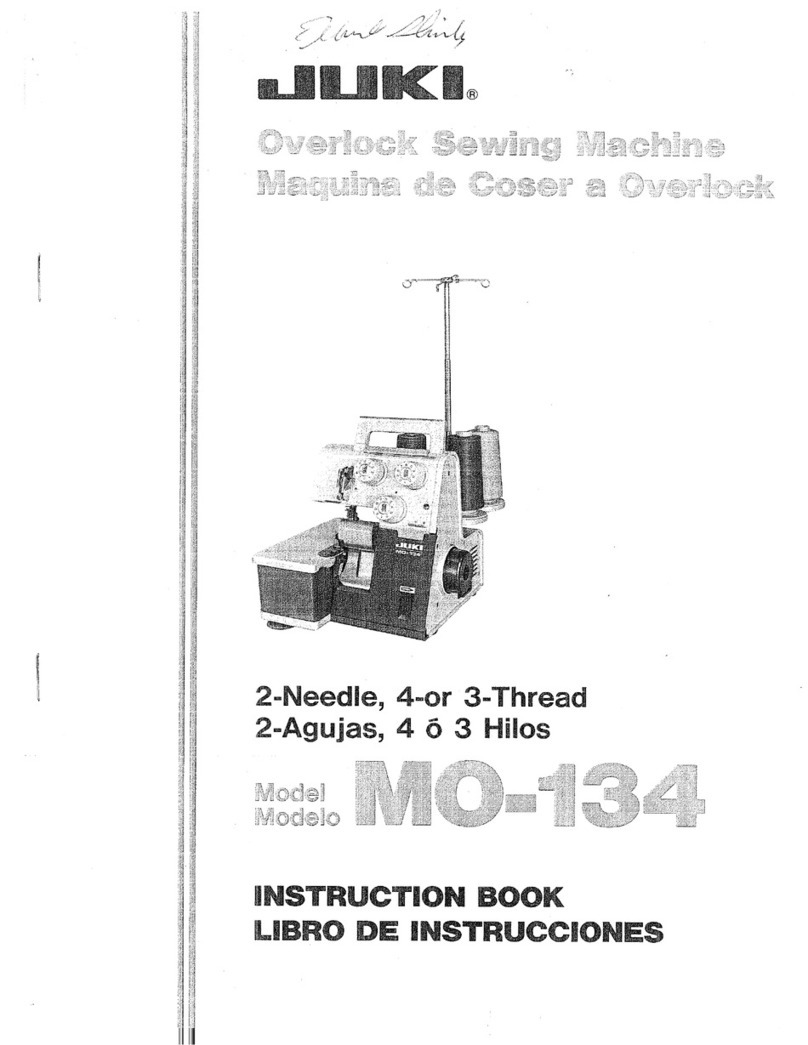 JUKI MO-134 User manual