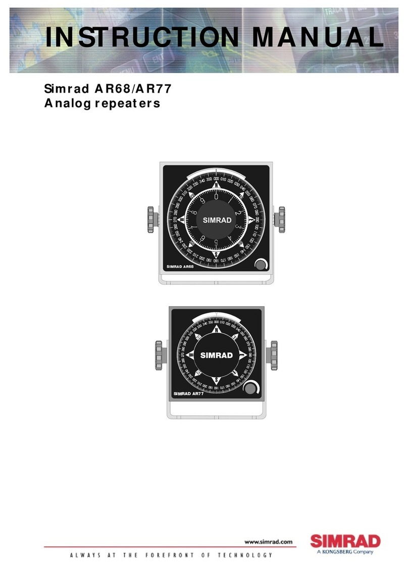 Simrad AR77 instruction manual