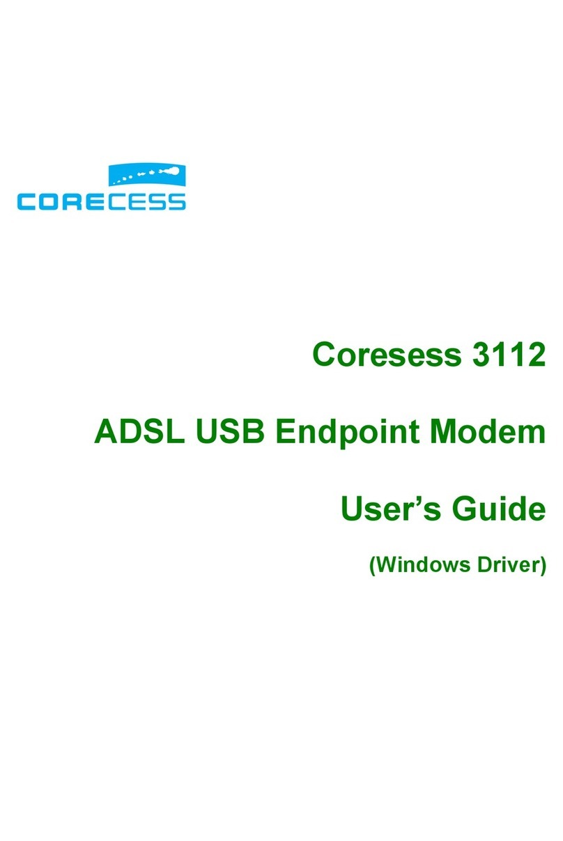 Coresess 3112 user guide