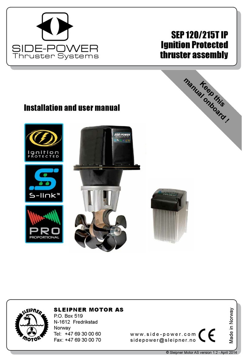 Side-Power SEP 120/215T IP Installation and user manual