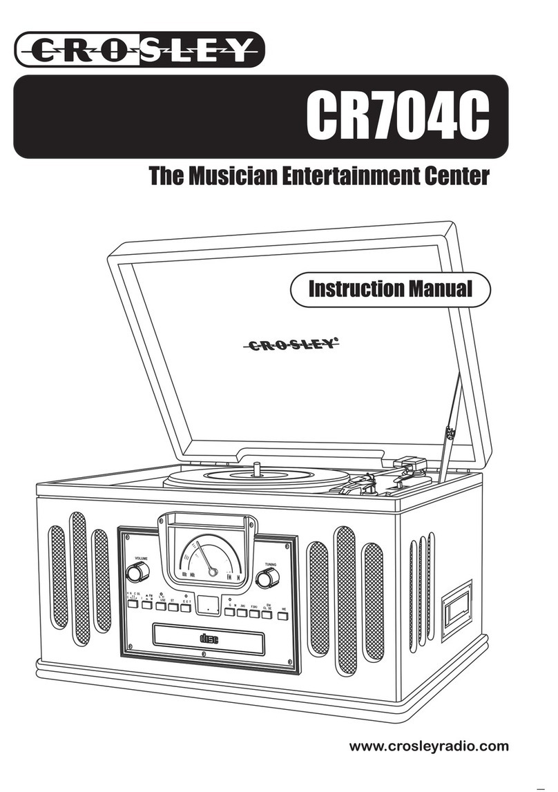 Crosley CR704C instruction manual