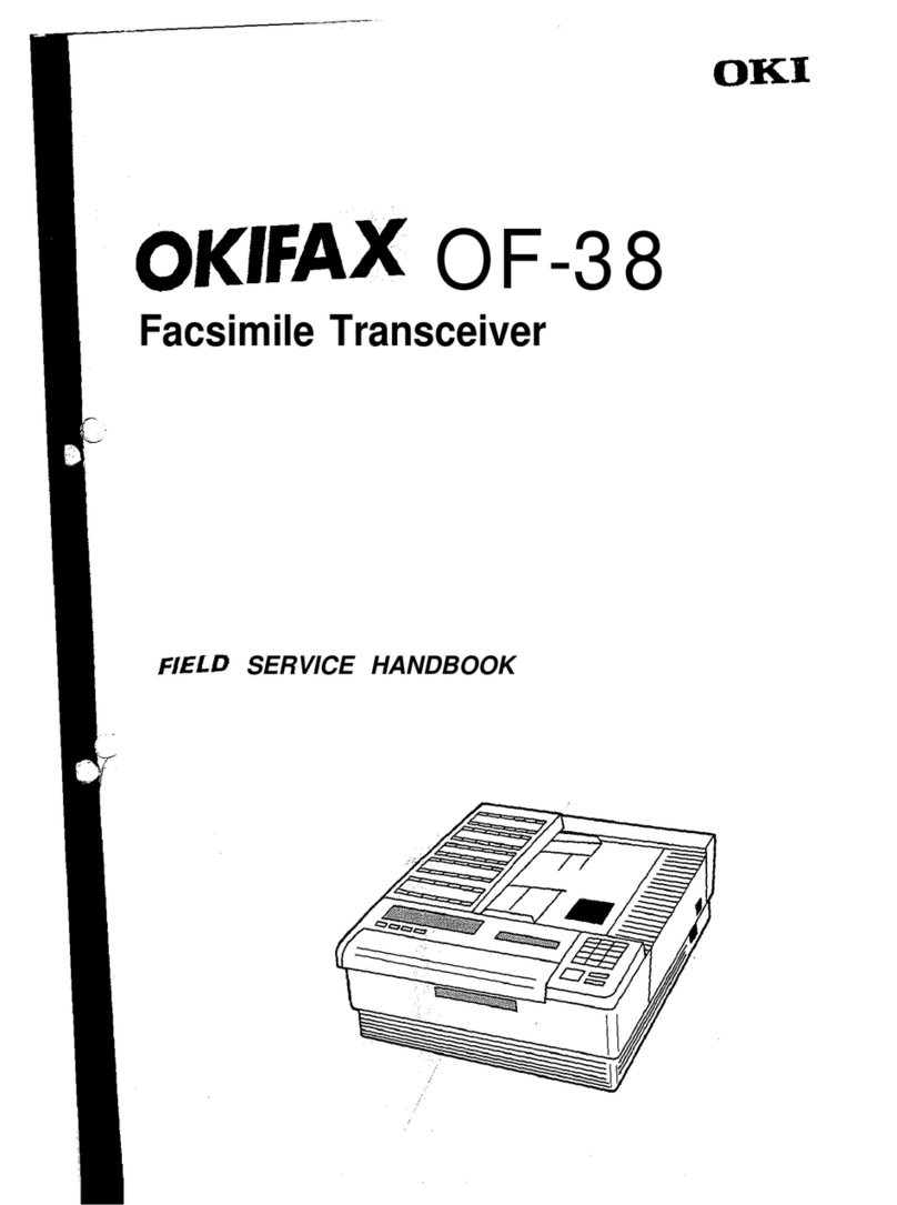 Oki OKIFAX OF-38 Field service manual