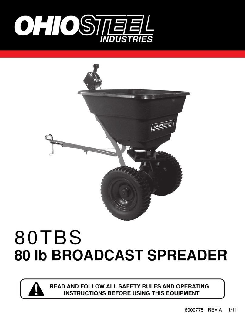 Ohio Steel 80TBS instruction manual