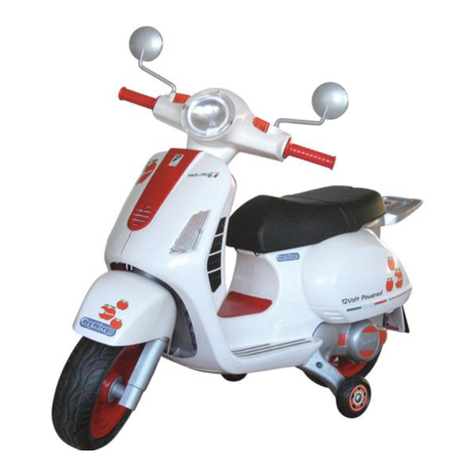 Peg-Perego VESPA GT IGED1050 Use and care