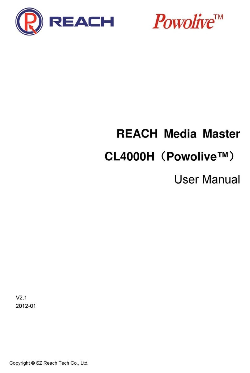 Reach REACH CL4000 Series user manual