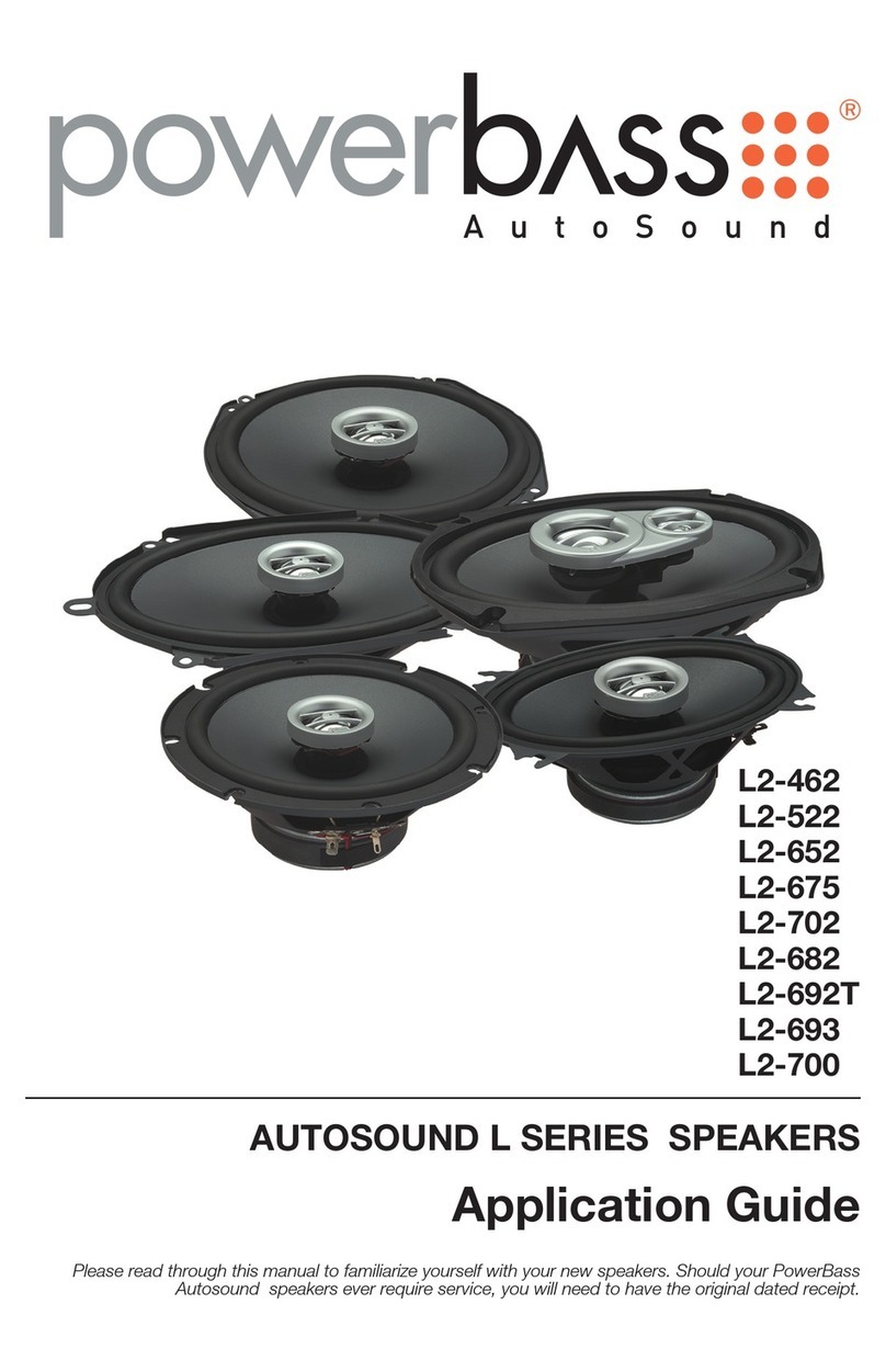 Power bass AUTOSOUND L2-462 User guide