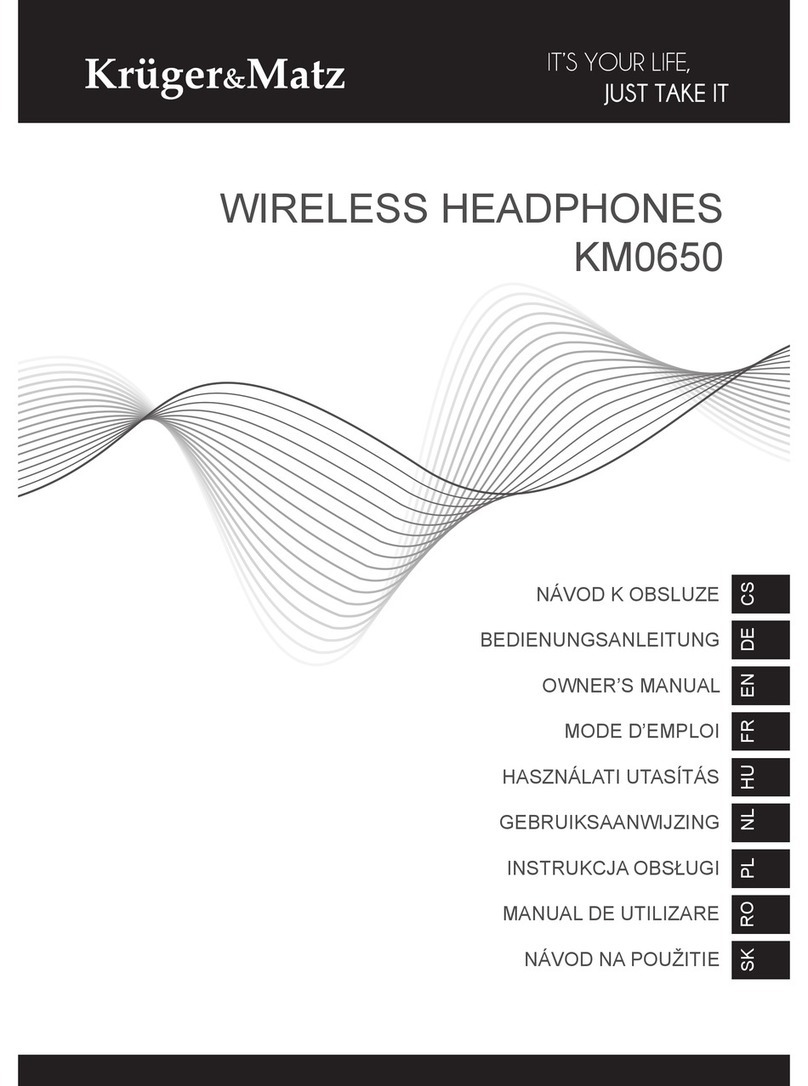 Kruger&Matz KM0650 User manual