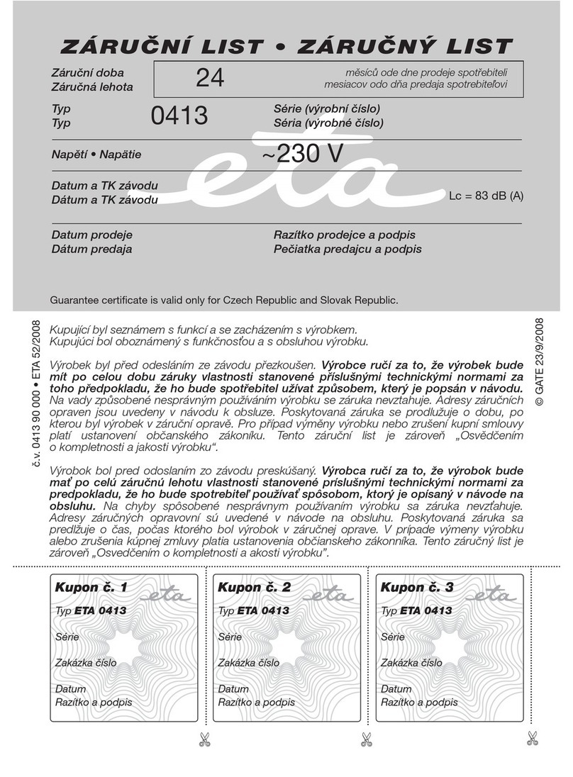 eta 413 user manual