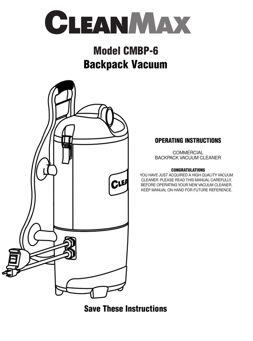 CleanMax CMBP-6 operating instructions