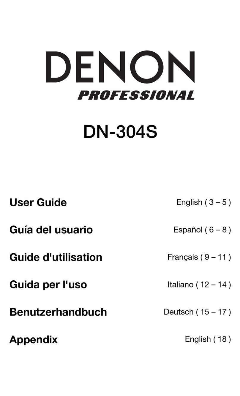 Denon DN-304S User manual