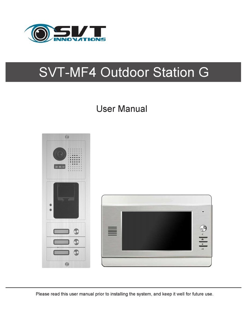 SVT SVT-MF4 Outdoor Station E user manual