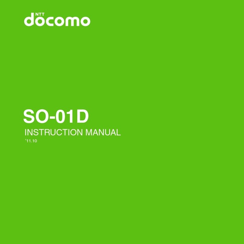 Sony Ericsson XPERIA SO-01D docomo User manual