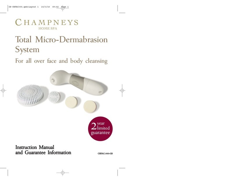 Champneys CHFAC-300-GB Instruction manual and guarantee