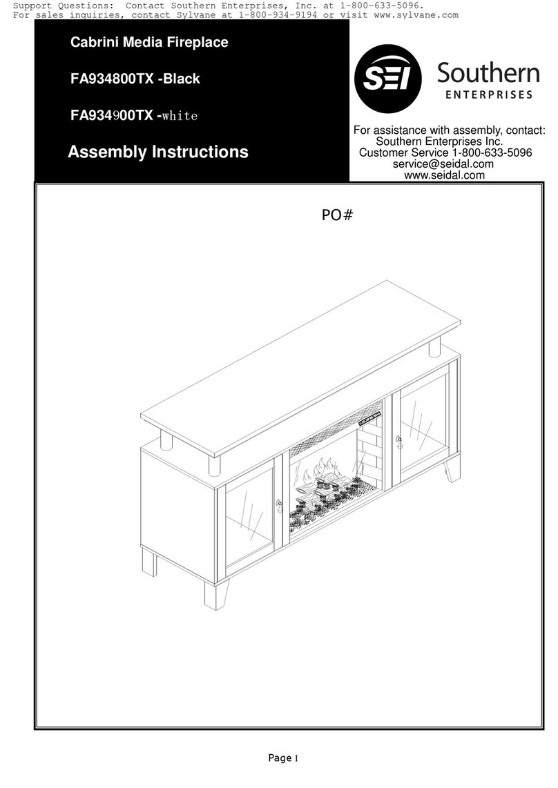 Southern Enterprises FA934900TX Assembly instructions