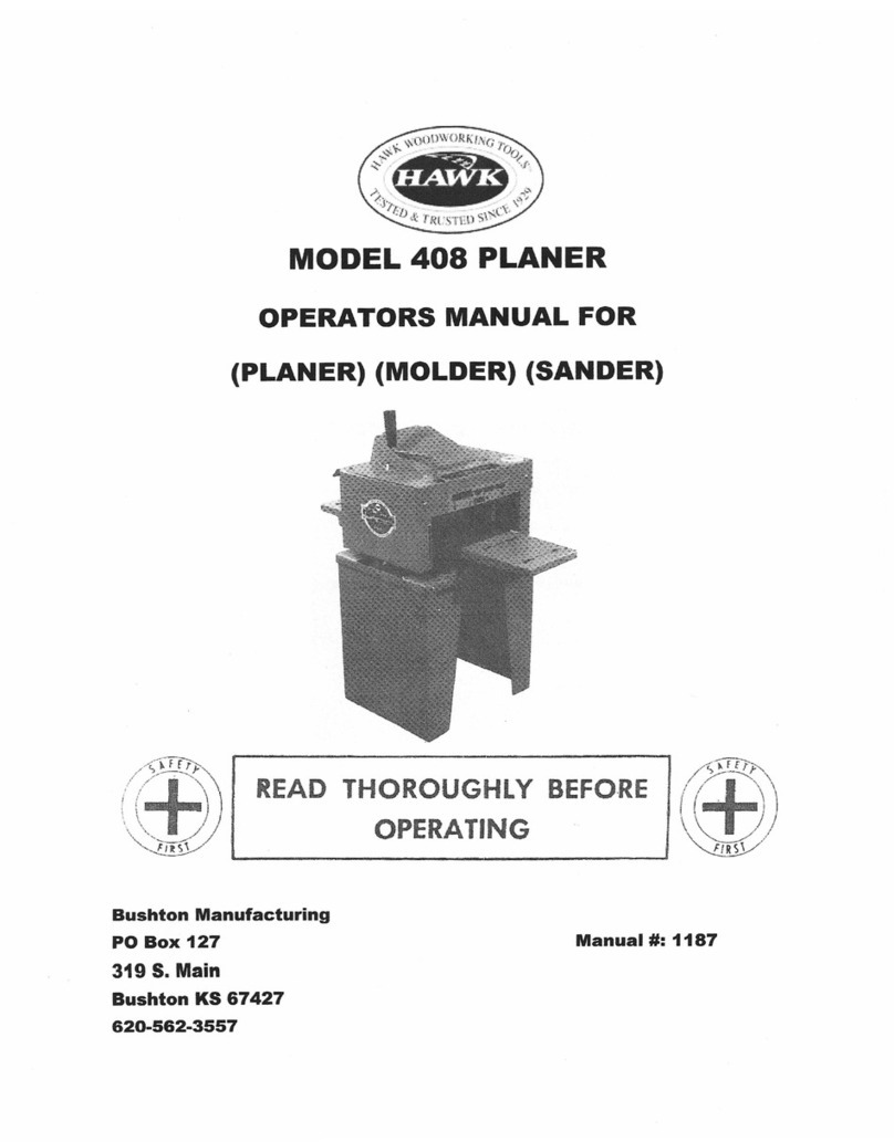 Hawk 408 Operator's manual