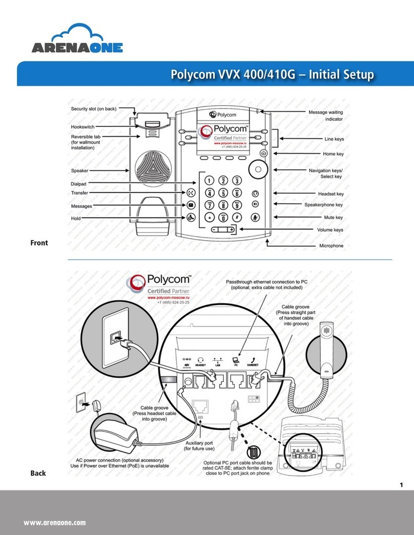 Polycom VVX 400 Initial setup