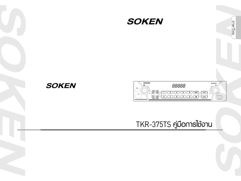 soken TKR-375TS instruction manual